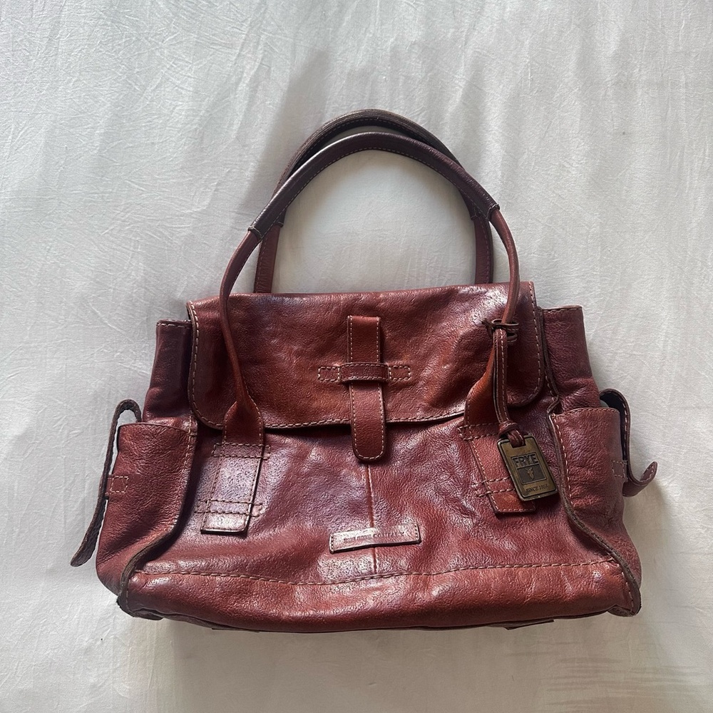 Frye brown leather bag